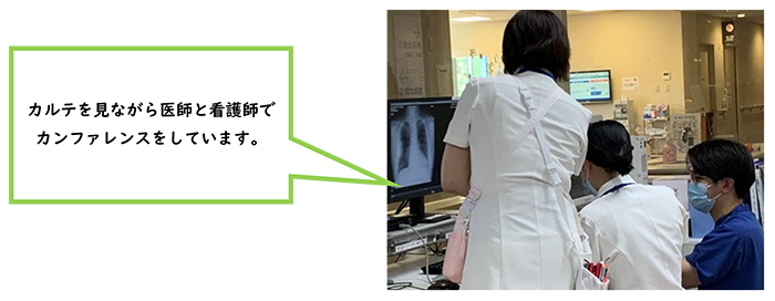 3北病棟カンファレンスの様子